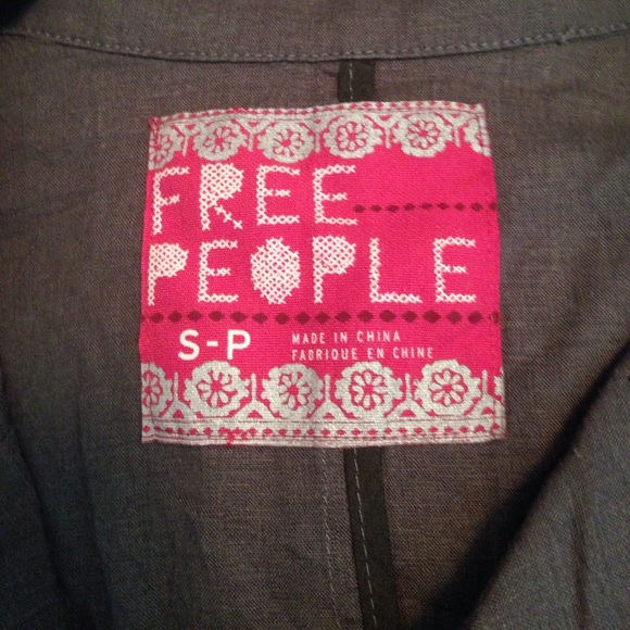 Free People lightweight blue blazer size smal - Picture 2 of 3