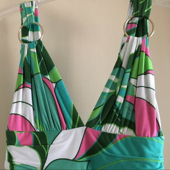 Milly Tropical Print Dress, size P - Picture 2 of 4