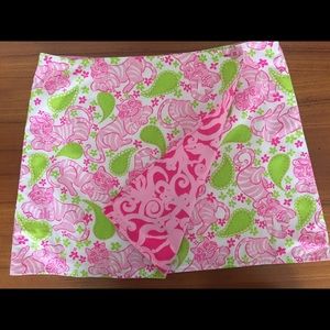 Lilly Pulitzer reversible tiger skirt