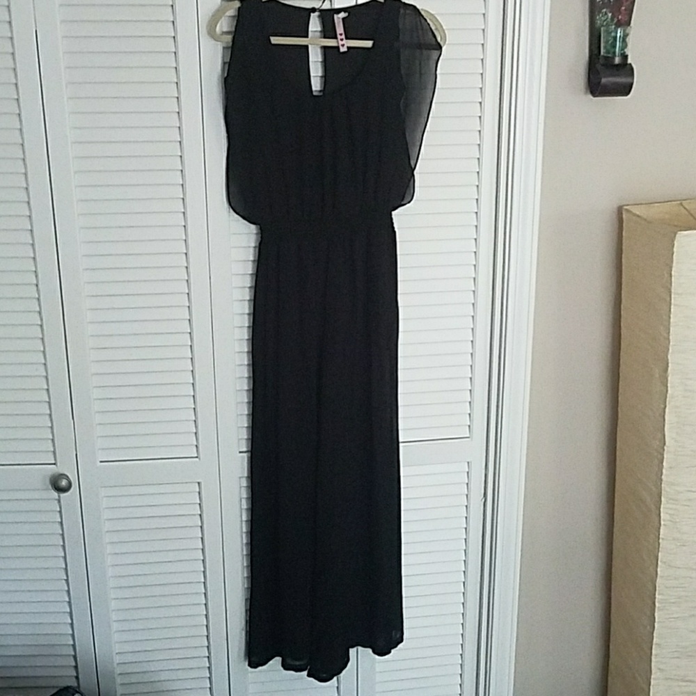 Sheer wide leg romper - Picture 3 of 3