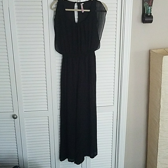 Sheer wide leg romper - Picture 3 of 3