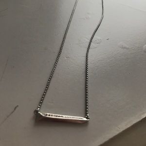 Silver Bar Kendra Scott Necklace