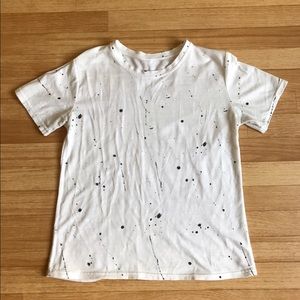 B&W splatter design T Shirt