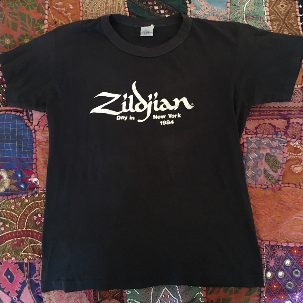 Vintage 1980s zildjian shirt
