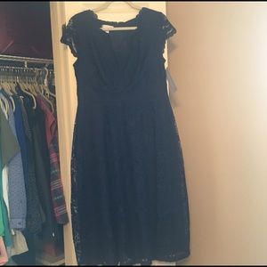 NWT Navy Blue Lace Dress- Formal, Bridesmaid