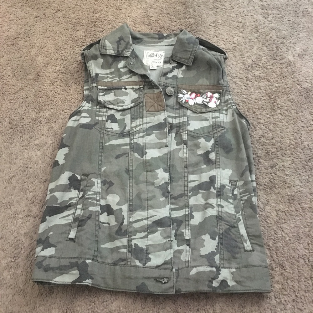 Camo bejeweled vest!!!