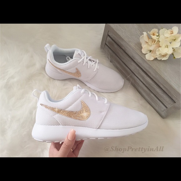 Nike Roshe One Blinged with Swarovski Crystals