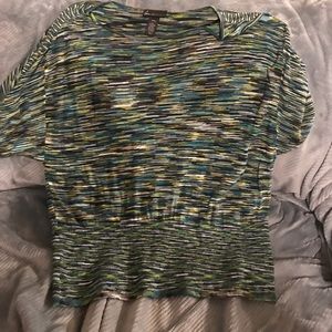 Striped Knit Dress Top