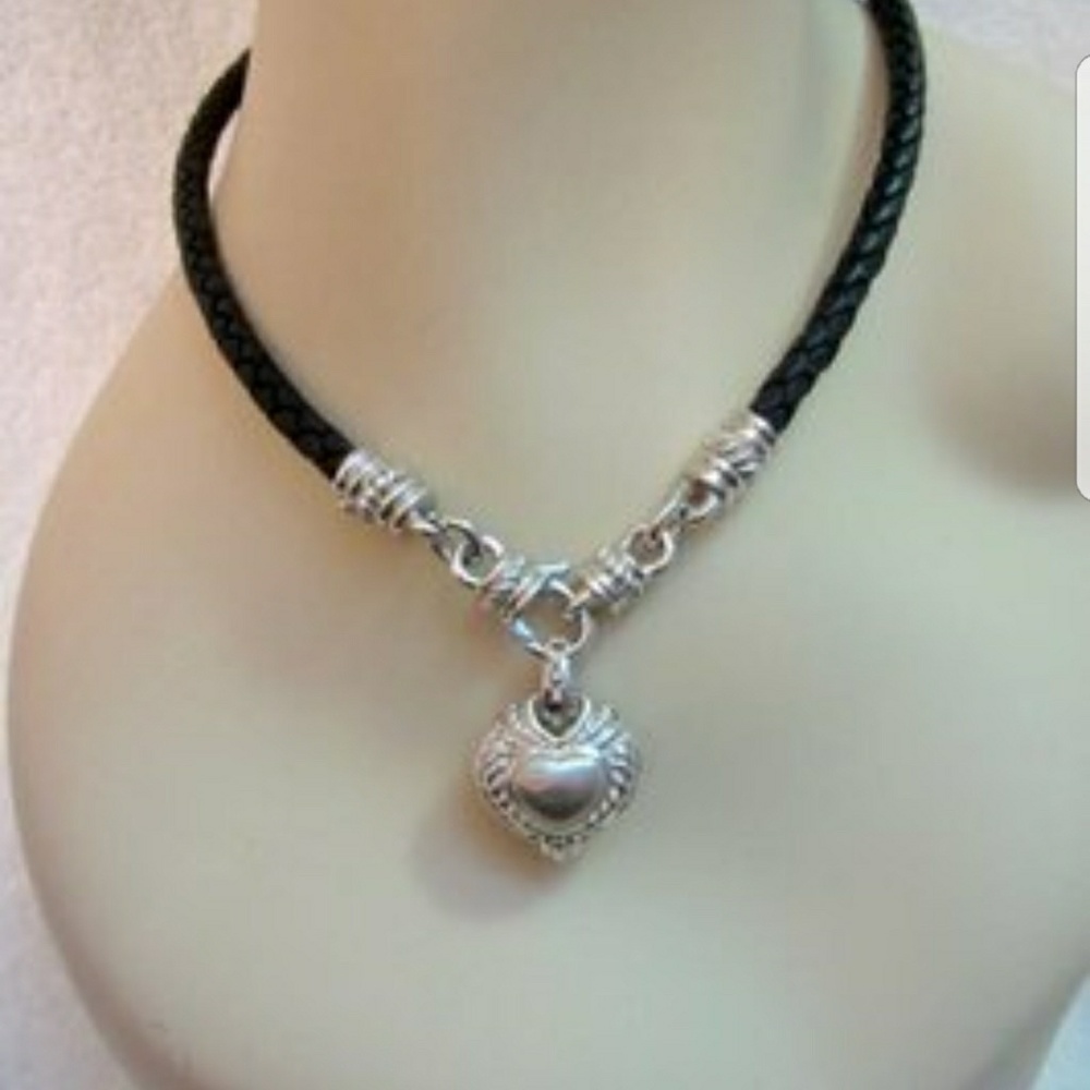 🍃🌹Judith Ripka leather chocker🌹🍃 - Picture 5 of 8