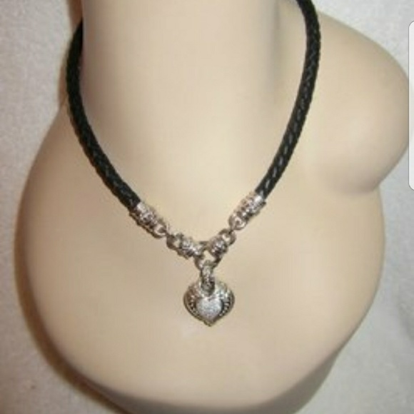 🍃🌹Judith Ripka leather chocker🌹🍃 - Picture 6 of 8