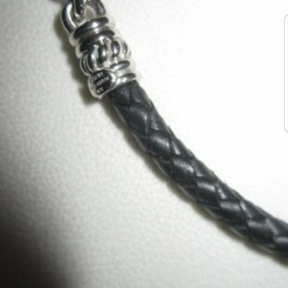 🍃🌹Judith Ripka leather chocker🌹🍃 - Picture 7 of 8