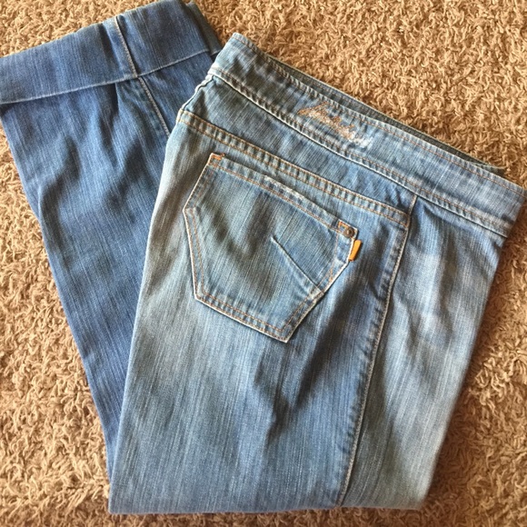 James Preserved Denim Capris - Picture 1 of 2