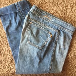 James Preserved Denim Capris