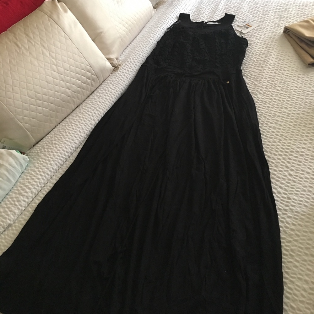 Black long Calvin Klein dress