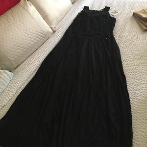 Black long Calvin Klein dress