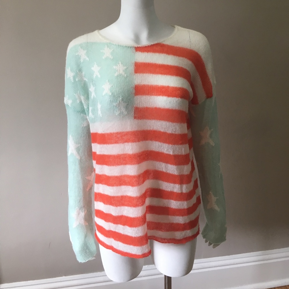 Wildfox 'born of the fourth of July' sweater