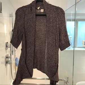 Short sleeved sweater cardigan from Anthropology