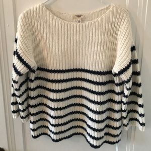 Lands End fisherman sweater