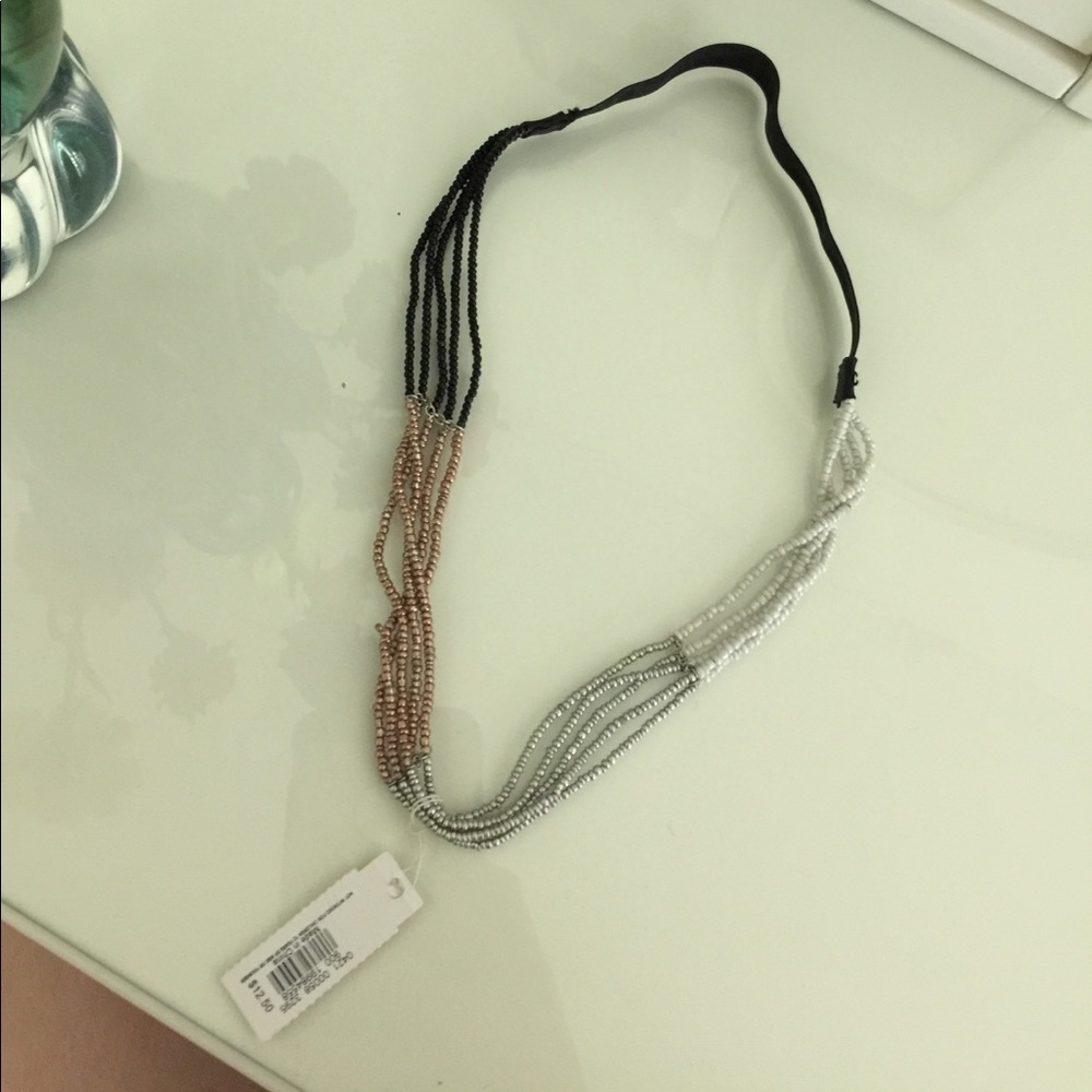 NWT AE Beaded Stretch Headband