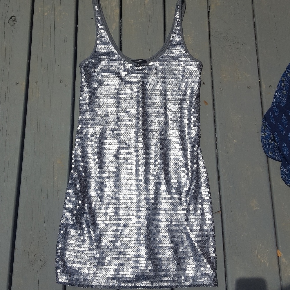 Express sequin dress
