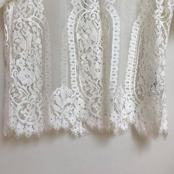 forever 21 brand new ivory lace top - Picture 4 of 6