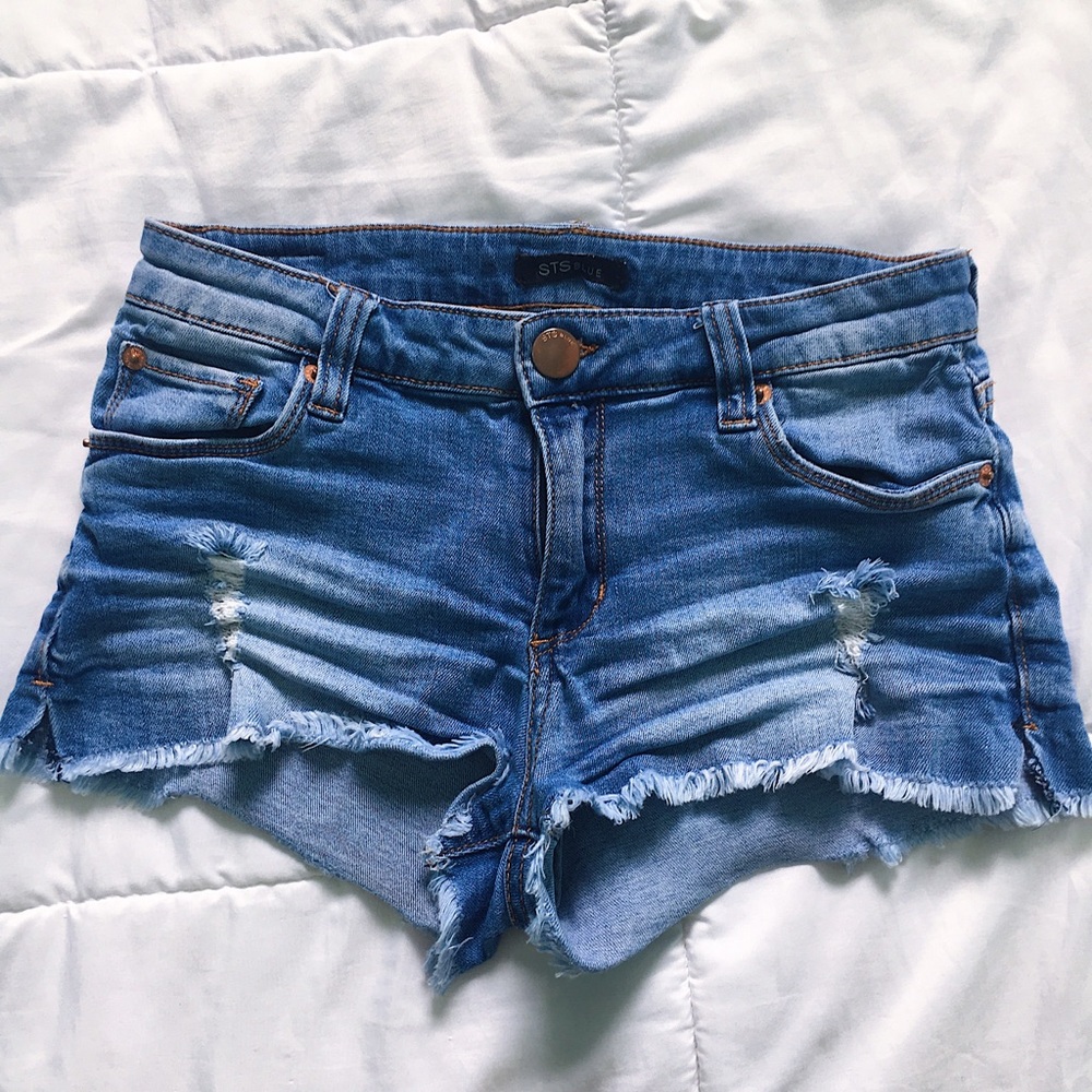 (From Nordstrom)STS BLUE Distressed Denim Shorts