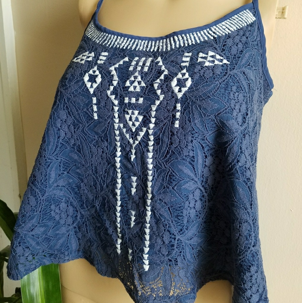 Miss Daisy Boho Aztec Design Crop Top