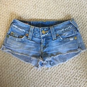 True Religion Joey cut-off shorts sz. 24