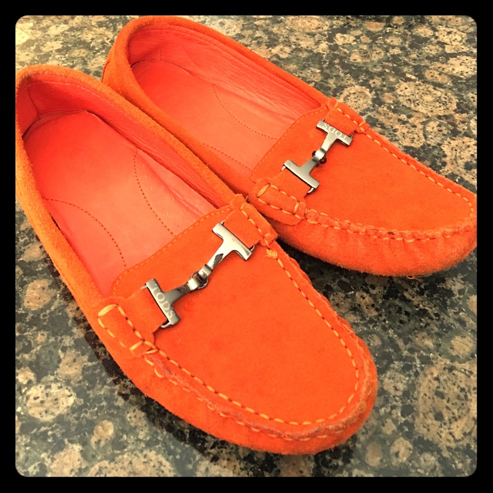 Tod's Double T's bit Suede Loafers