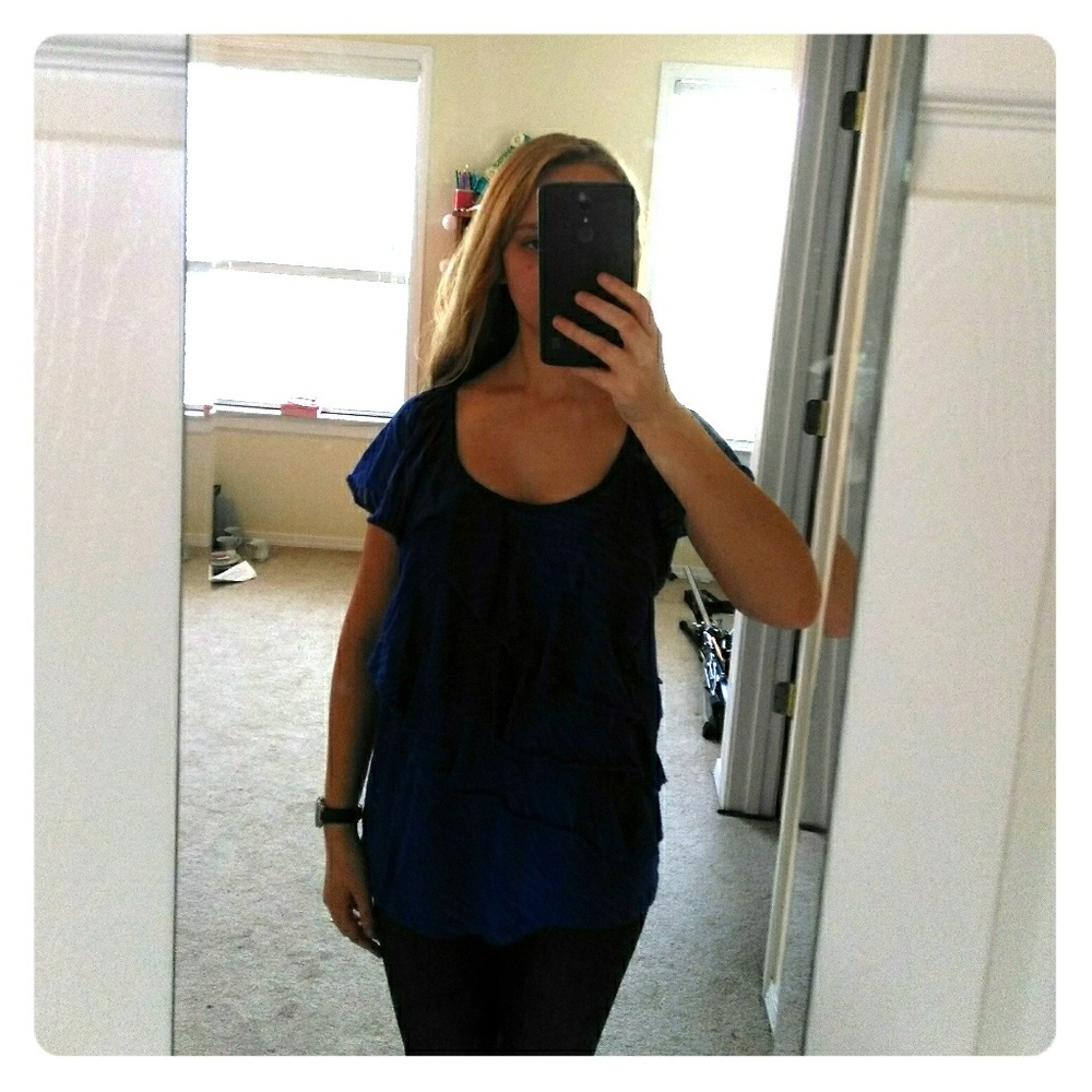 Ruffled blouse