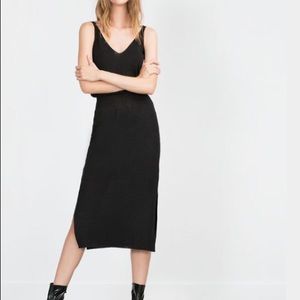 NWT zara Knit black Dress