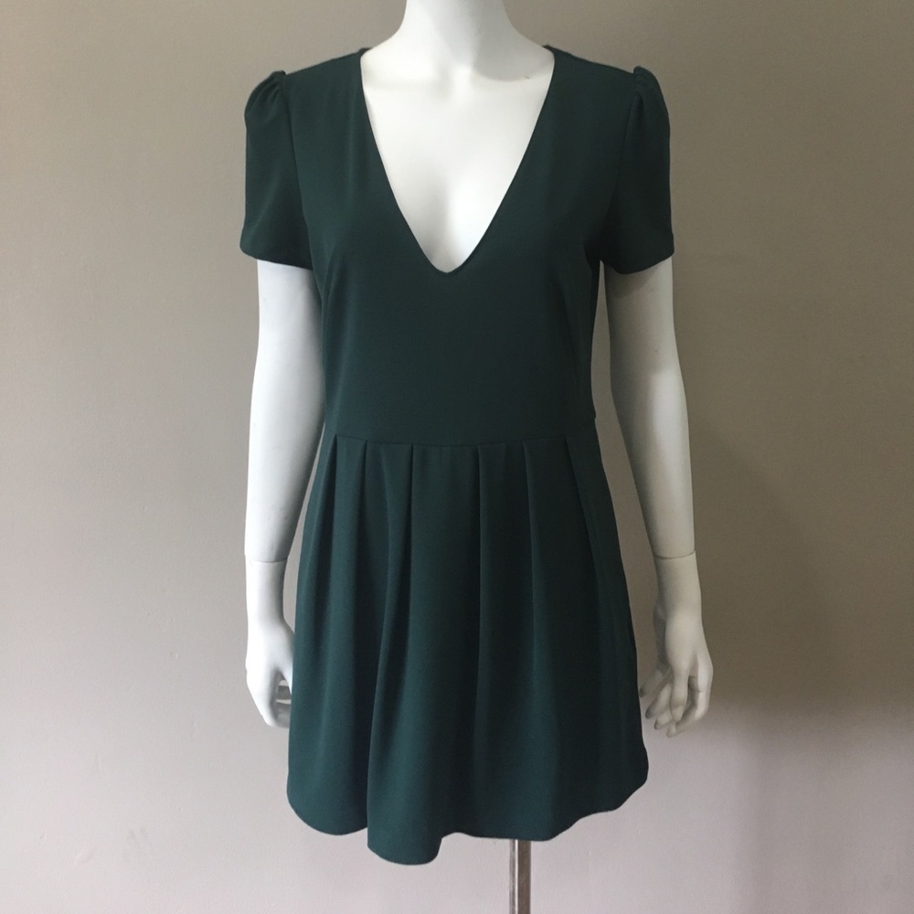Zara Green shorts jumper