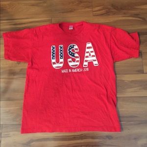 USA Red Men's T-shirt