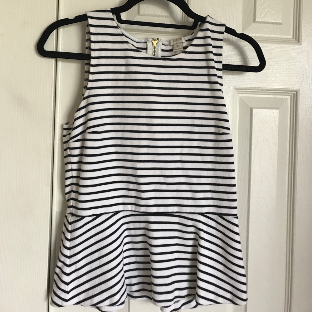 Jcrew peplum top