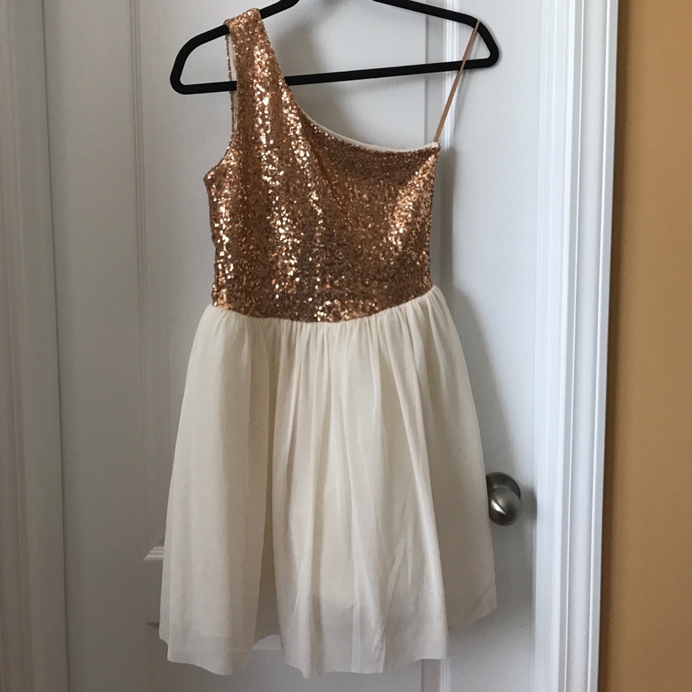 One shoulder ASOS sequin dress