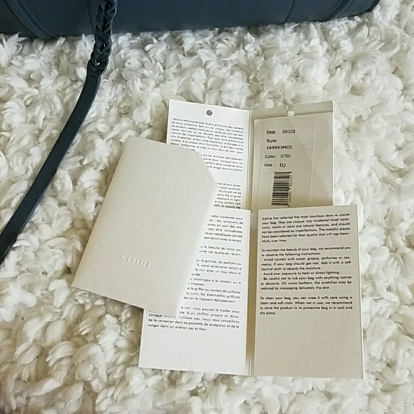 Antique blue Celine phantom AUTHENTIC - Picture 6 of 8