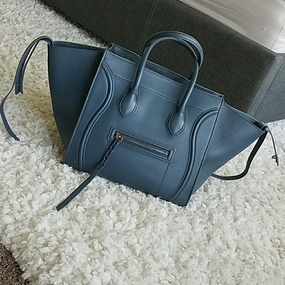 Antique blue Celine phantom AUTHENTIC - Picture 7 of 8