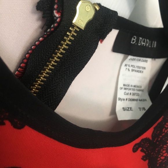 Red Bodycon Dress - Picture 2 of 4