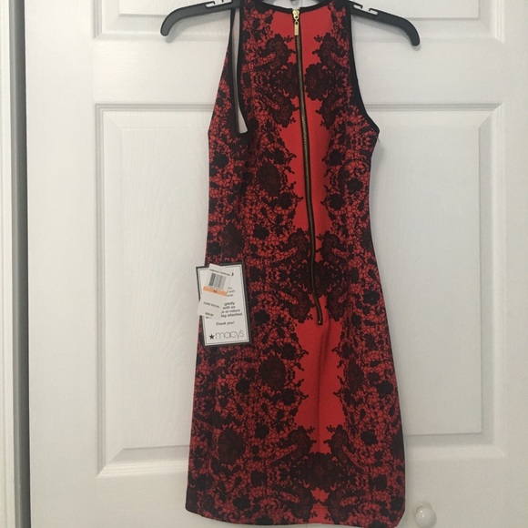 Red Bodycon Dress - Picture 3 of 4