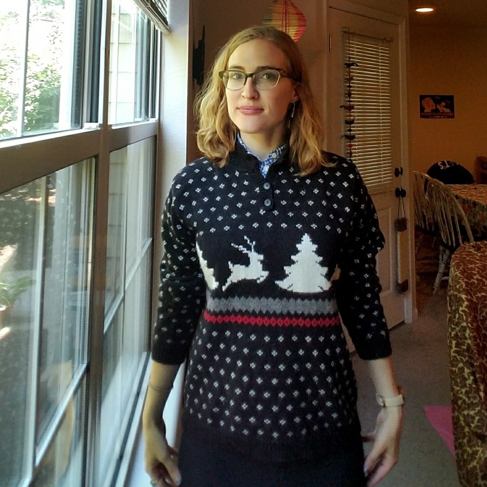 ❄Classic Vintage Reindeer sweater