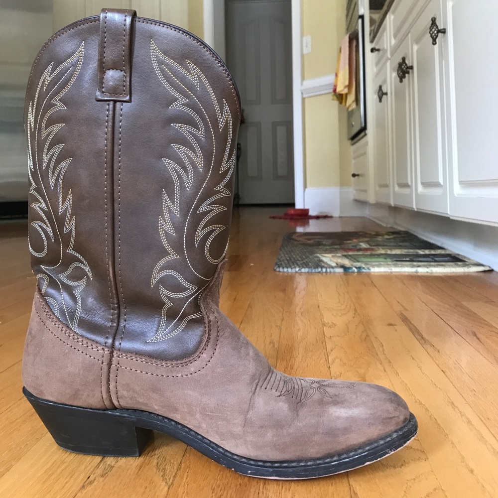 Laredo Tan Kadi Cowgirl Boots
