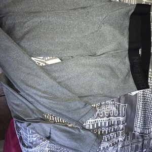 Grey Nike Pro pants