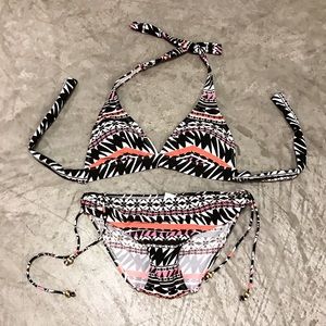 New Directions Swim Aztec Geometric Bikini