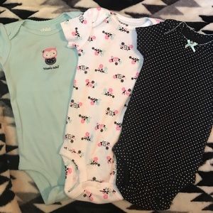 3 onesies!!!