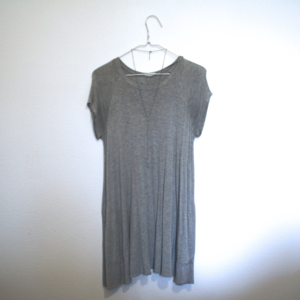 Grey T Shirt Dress