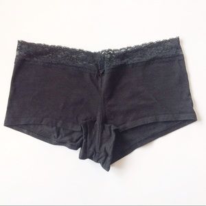 Black Aerie Boyshort