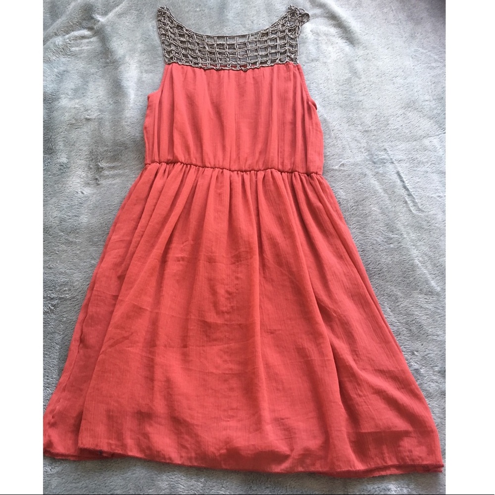 Urban Outfitters Beaded Yoke Dress