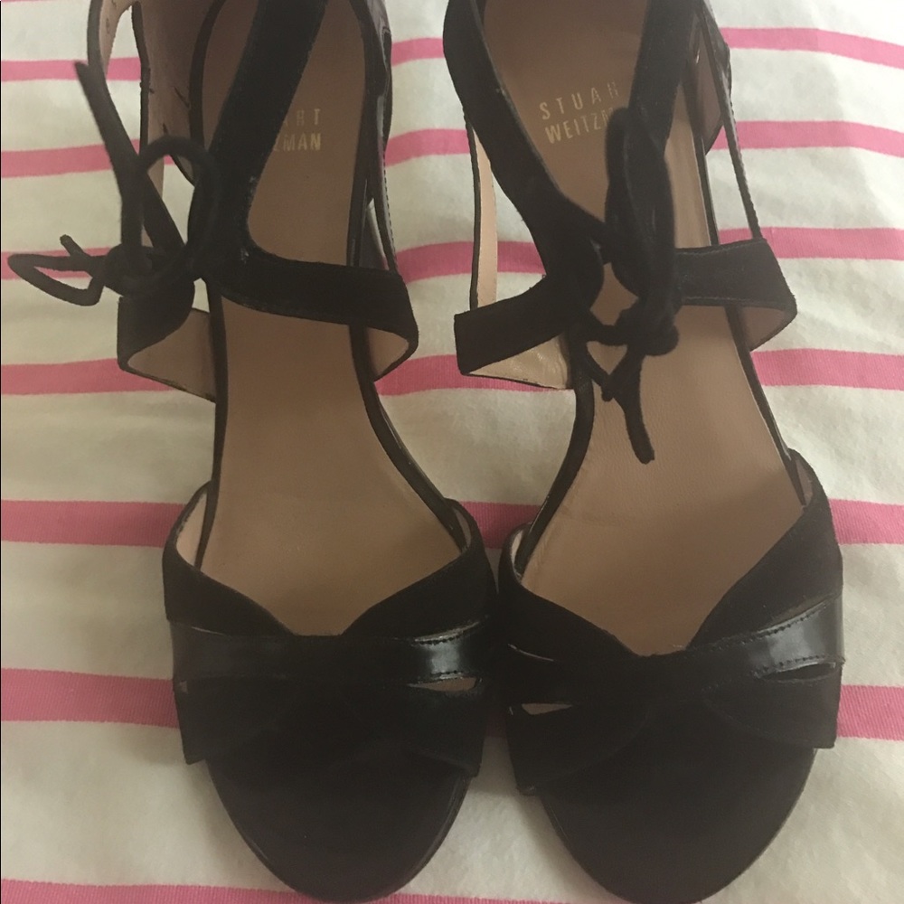 👠 Stuart Weitzman Black Sandals 👠