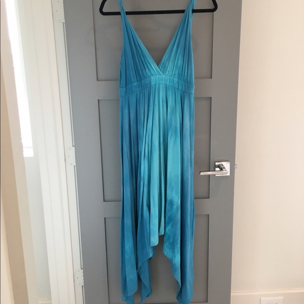 Gypsy 05 Blue Tie Dye Maxi Dress