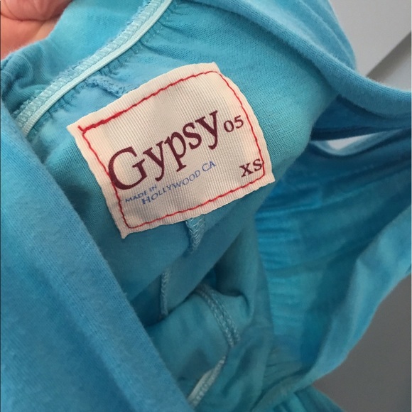 Gypsy 05 Blue Tie Dye Maxi Dress - Picture 3 of 5